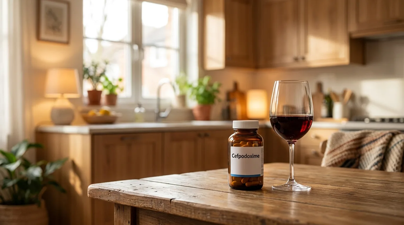 Can You Take Cefpodoxime Antibiotic With Red Wine