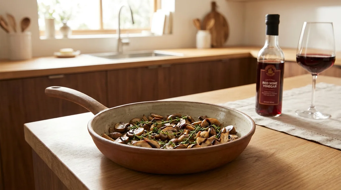 Can You Use Red Wine Vinegar In Sauteed Mushrooms? — explained with facts and figures in this guide