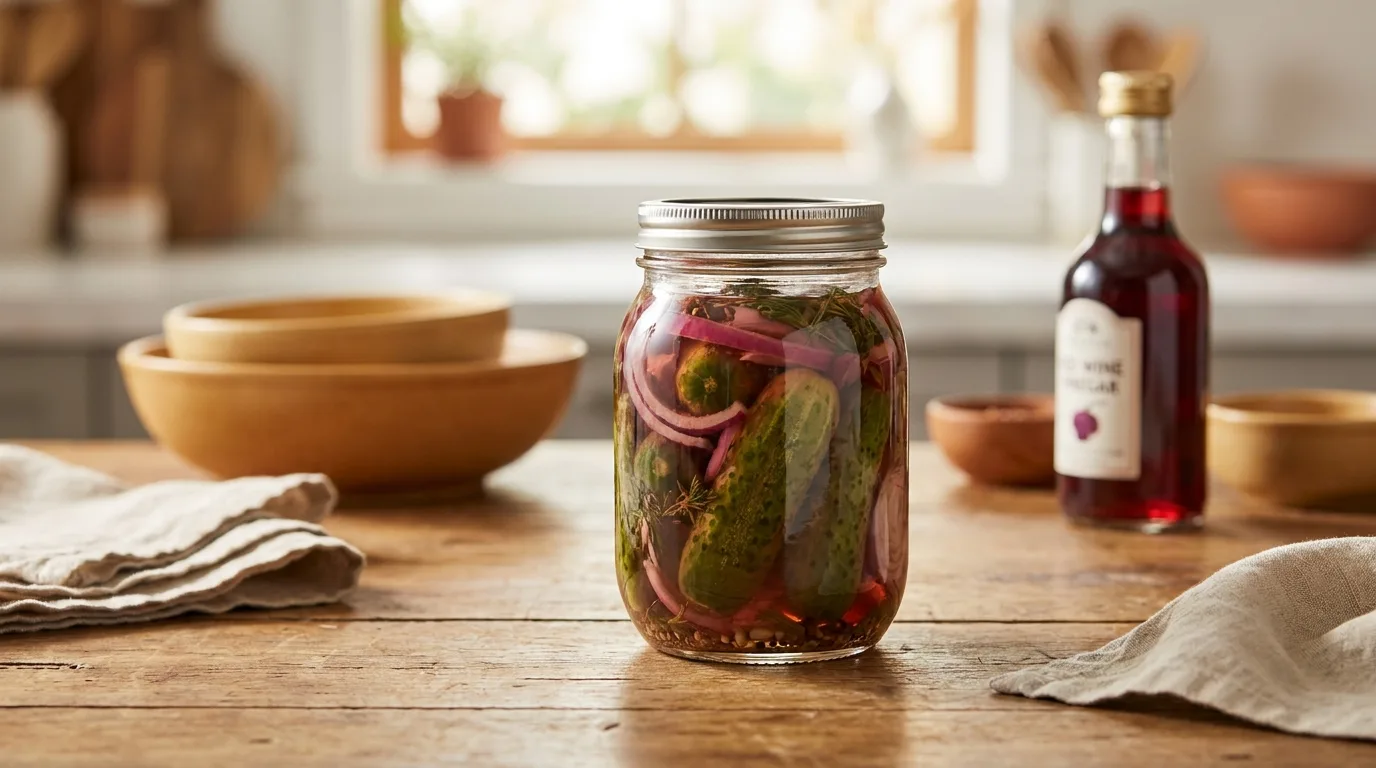 Can You Use Red Wine Vinegar To Make Pickles