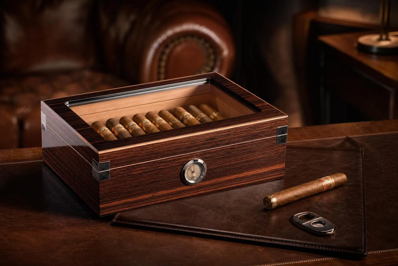 The Capri Cigar Humidor reviewed hands-on by the FlightWineBar team after real-world testing