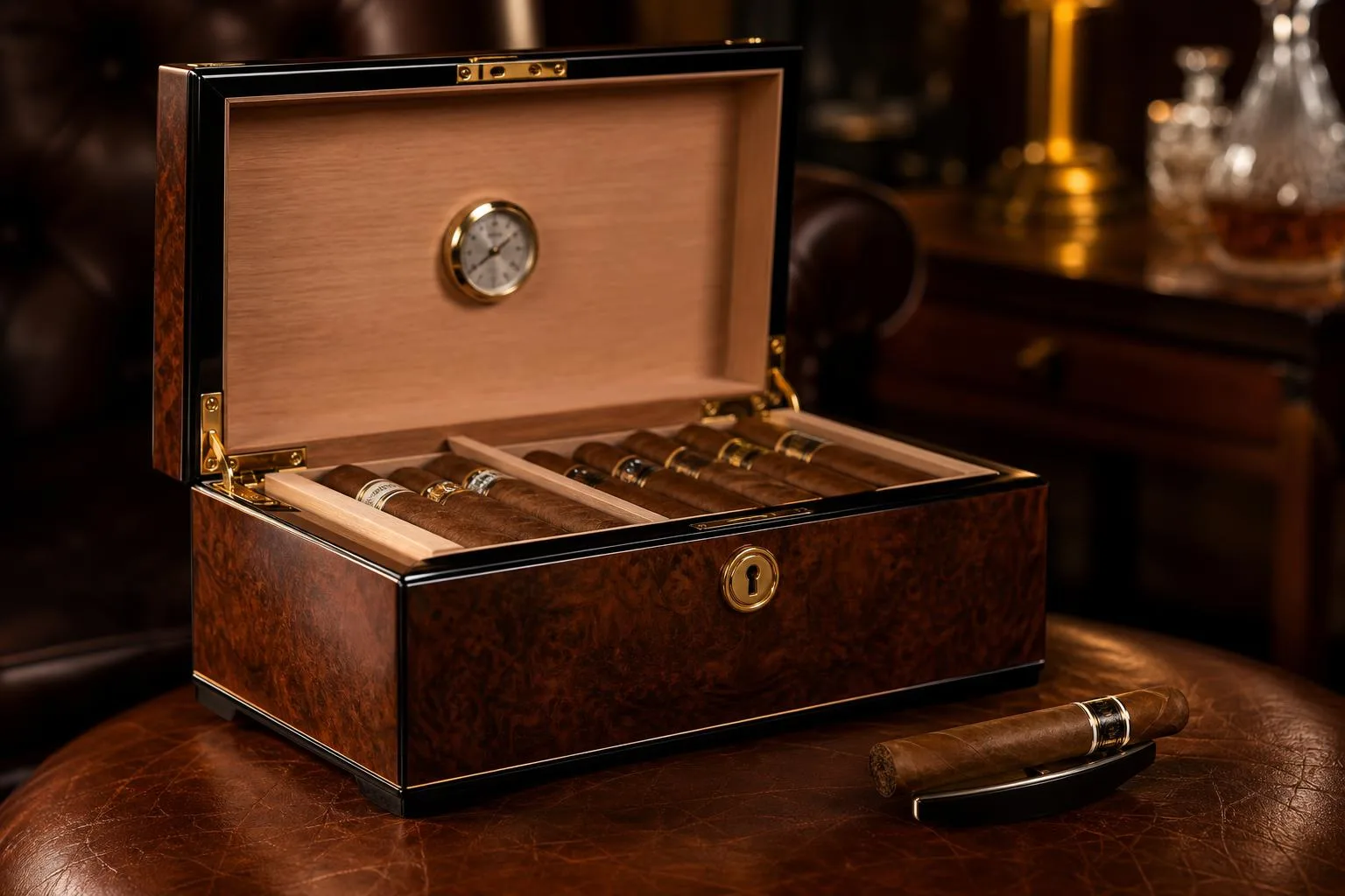 Case Elegance Cigar Humidor