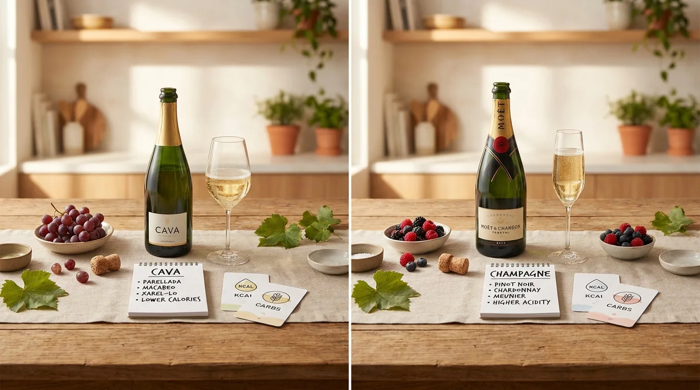 Cava Vs Champagne — explained with facts and figures in this guide