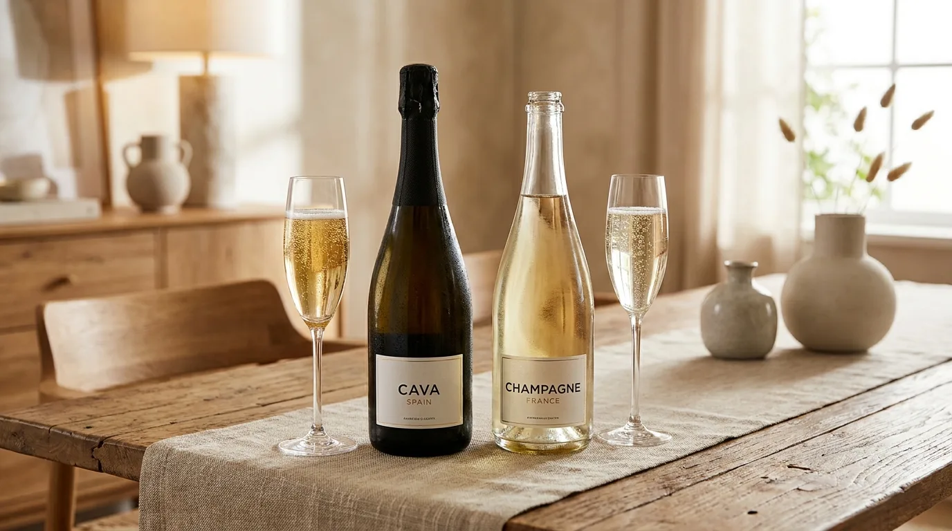Cava Vs Champagne — explained with facts and figures in this guide
