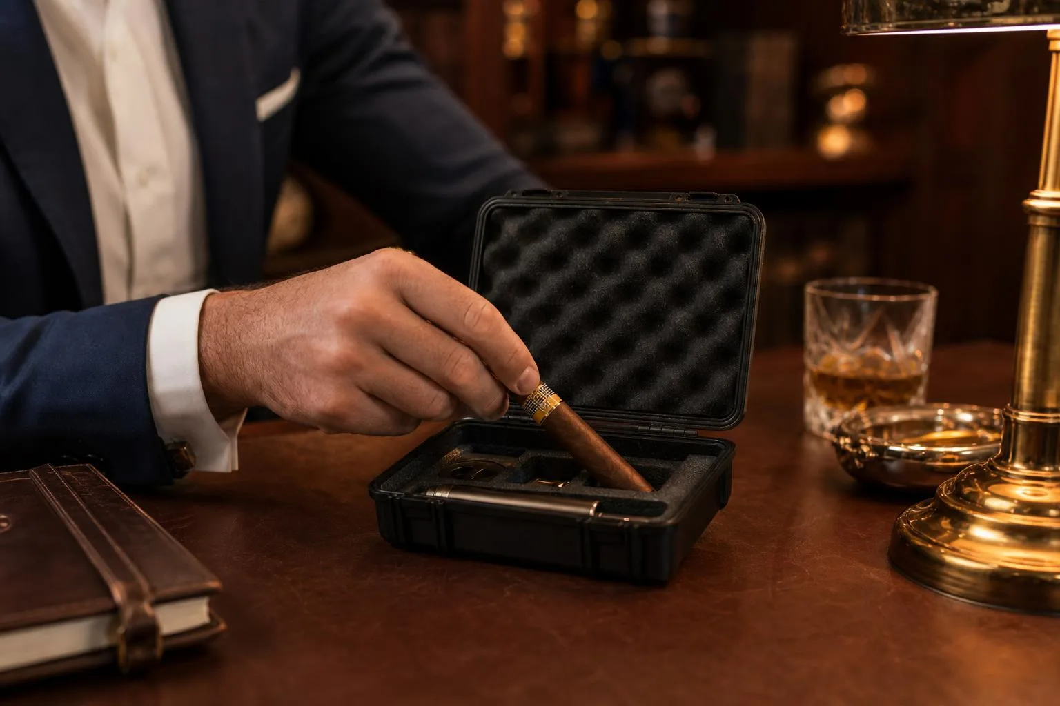 Cigar Caddy 3240 Cigar Humidor Review 2026 3 The Cigar Caddy 3240 shown in everyday use at home, as tested by FlightWineBar