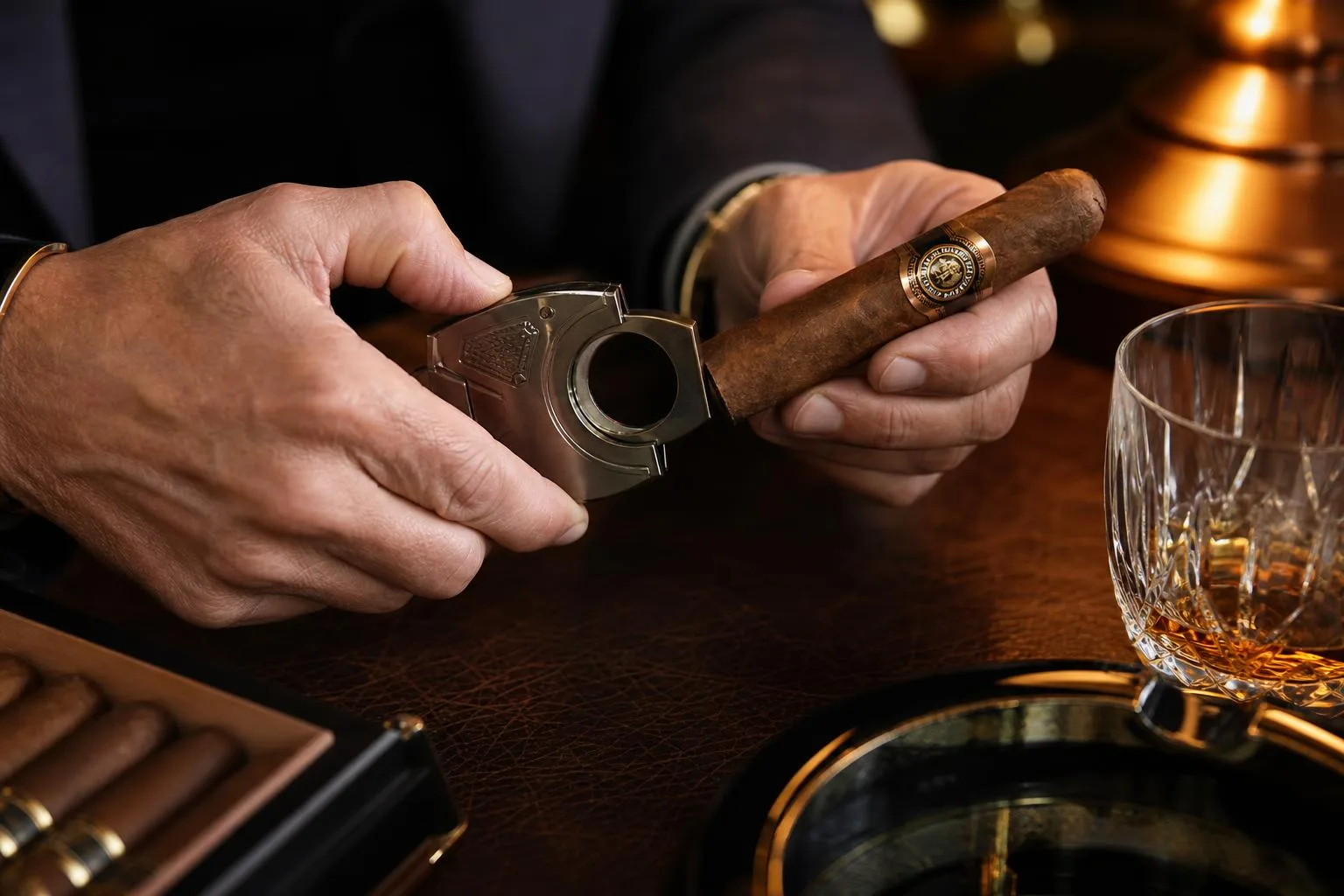 Cigarloong Cigar Cutter Review 2026 3 The Cigarloong Cigar Cutter shown in everyday use at home, as tested by FlightWineBar
