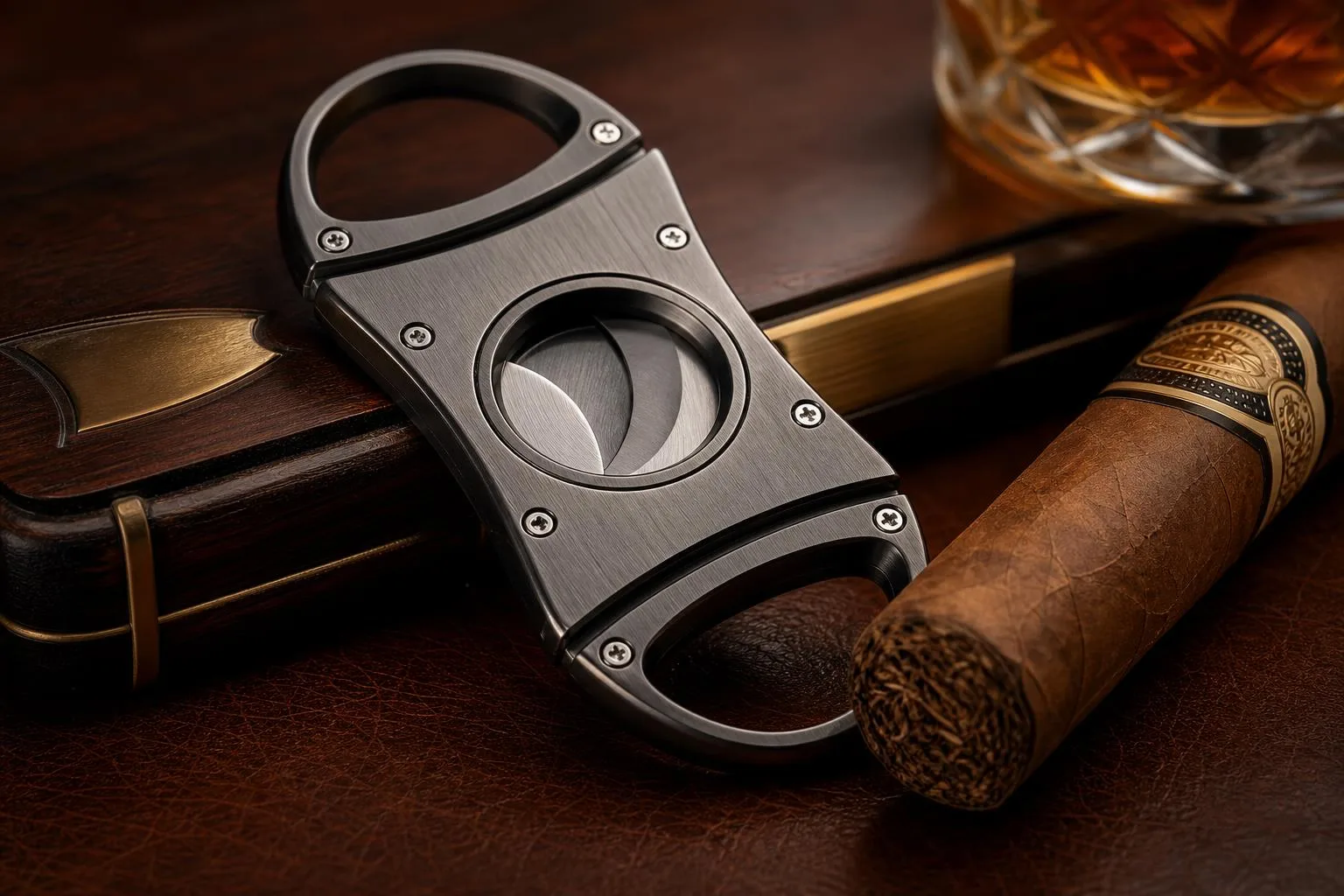 Close-up of the Colibri Cut Cigar Cutter build quality, materials and finish during our review