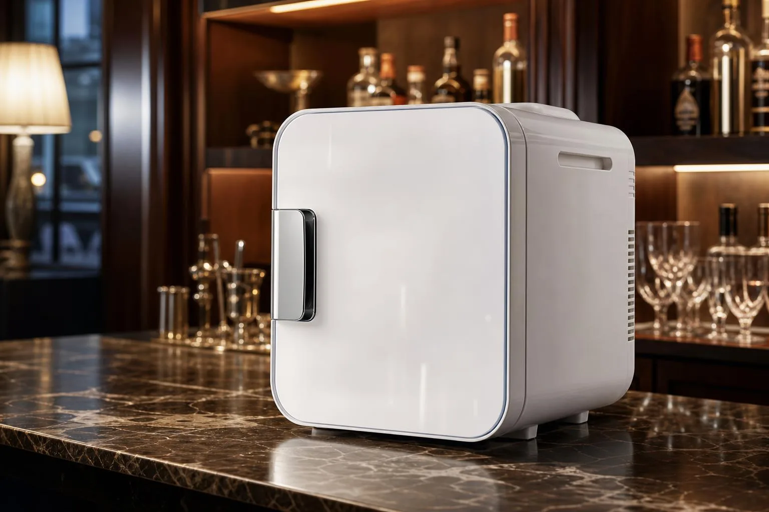 Cooluli CL4LW Mini Fridge Review 2026 2 Close-up of the Cooluli CL4LW build quality, materials and finish during our review