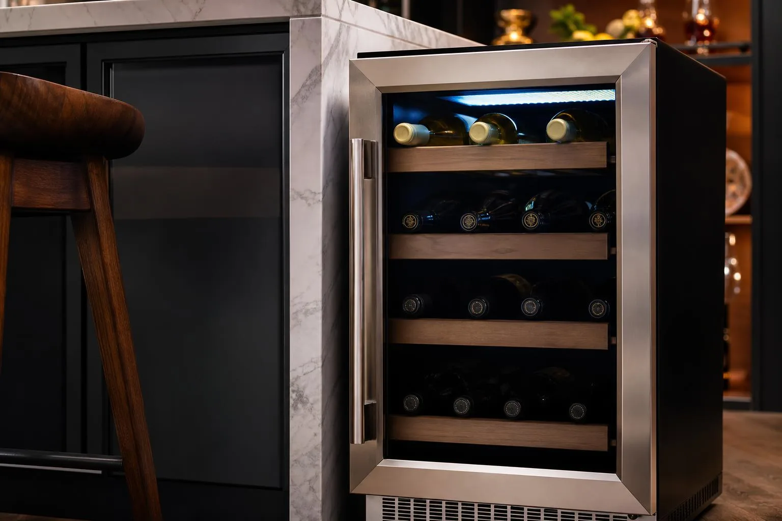 Top 8 Reasons the Cuisinart CWC-800 Wine Cooler Is a Must-Have Compact Home Upgrade 2026 2 Close-up of the cuisinart cwc-800 wine cooler build quality, materials and finish during our review
