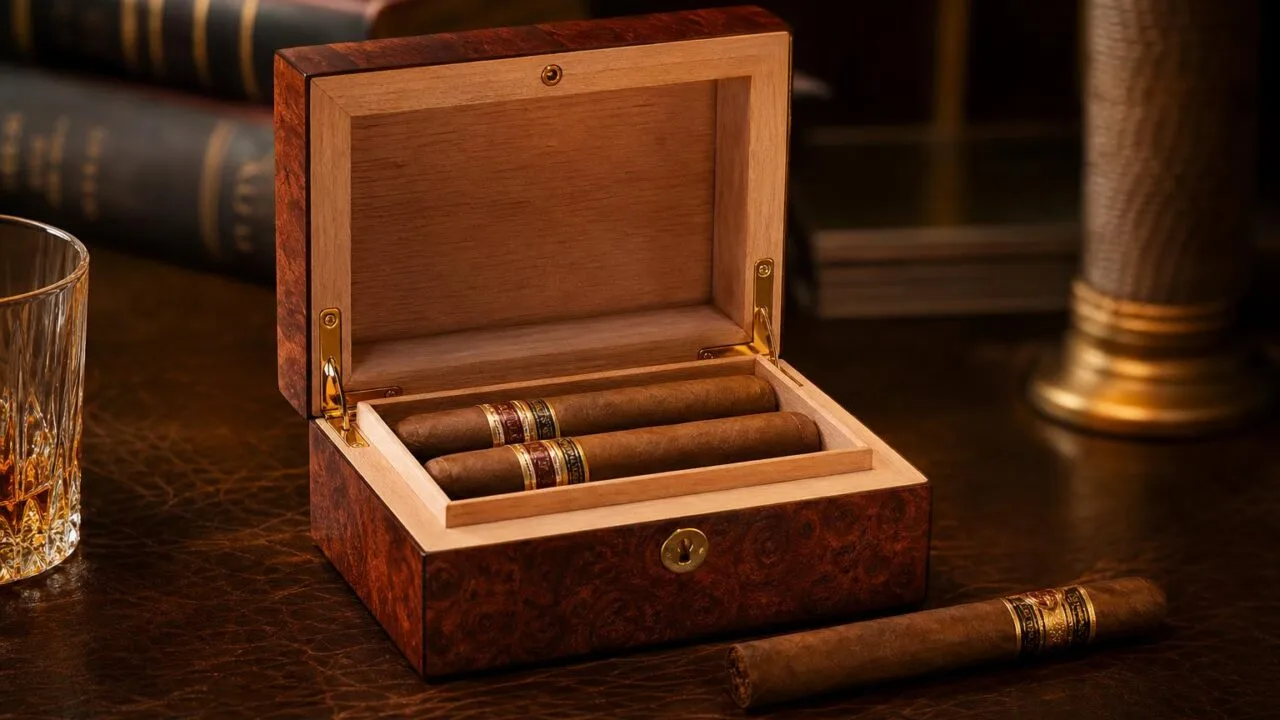 Display 2 Cigar Humidor