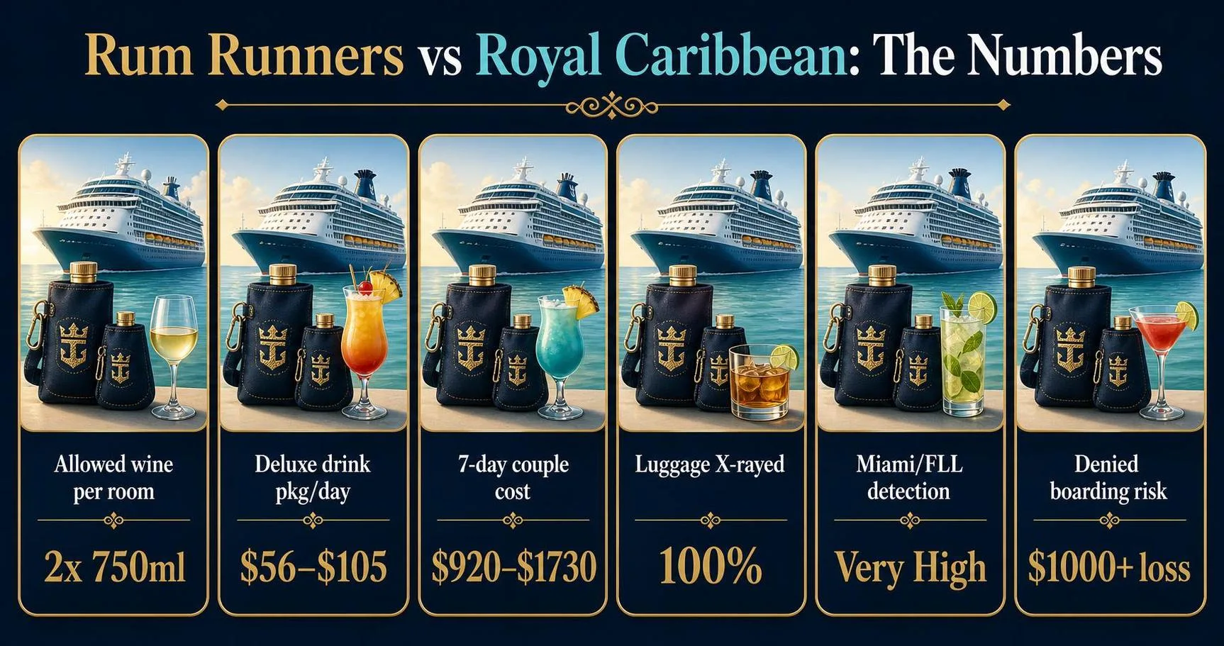 Rum Runners vs Royal Caribbean: The Numbers — key facts at a glance