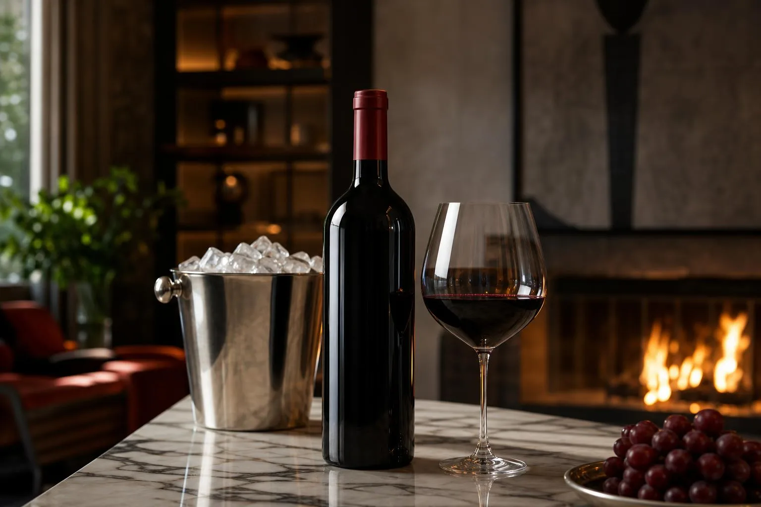 Shiraz red wine