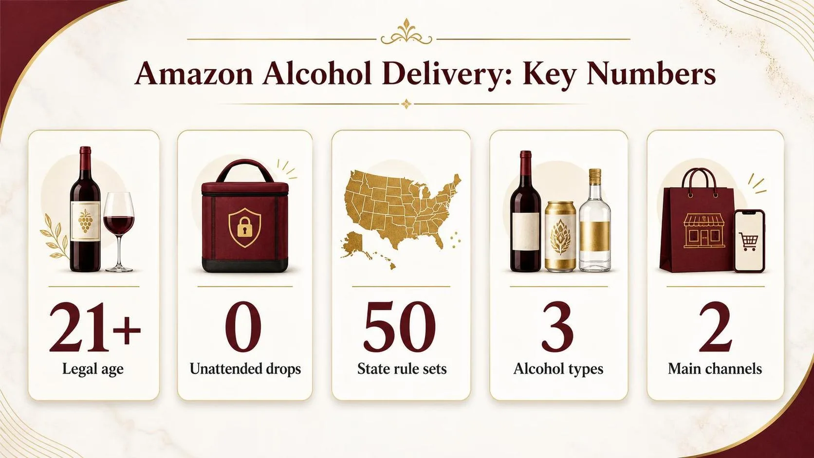 Amazon Alcohol Delivery: Key Numbers — key facts at a glance