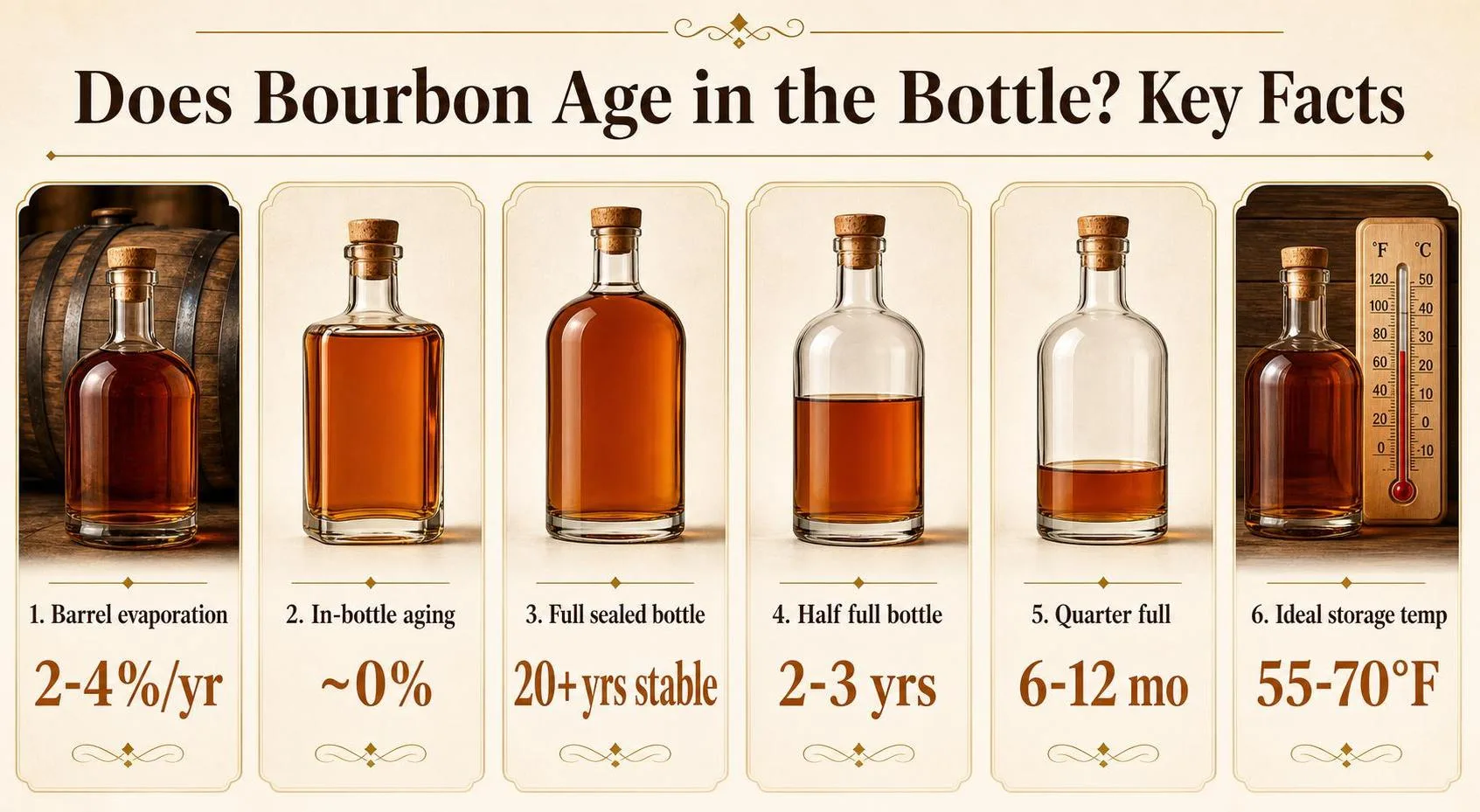 Does Bourbon Age In The Bottle? 1 Does Bourbon Age in the Bottle? Key Facts — key facts at a glance