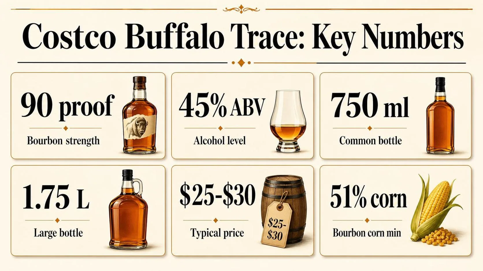 Does Costco Sell Buffalo Trace Bourbon? 1 Costco Buffalo Trace: Key Numbers — key facts at a glance