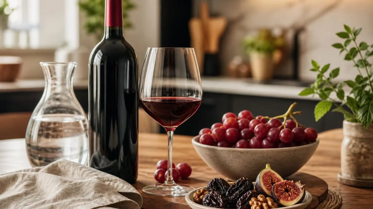 does drinking red wine help with constipation?