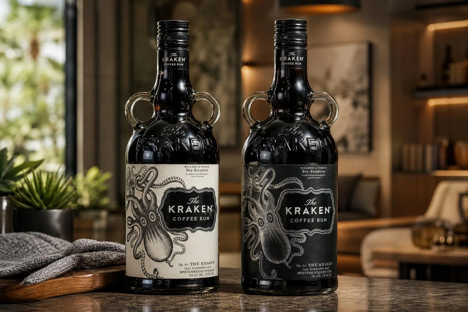 Does Kraken Coffee Rum Have Caffeine? — side by side with the alternatives