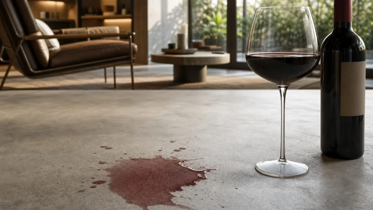 Does Red Wine Stain Concrete