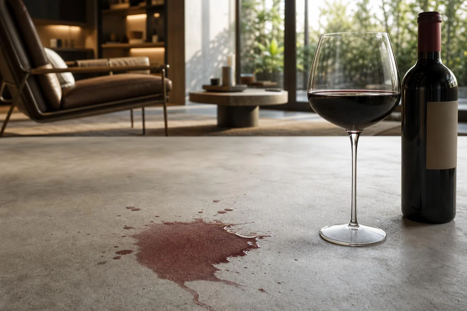 Does Red Wine Stain Concrete