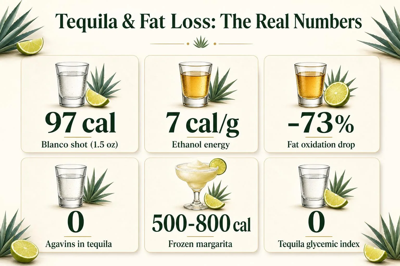 Tequila & Fat Loss: The Real Numbers — key facts at a glance