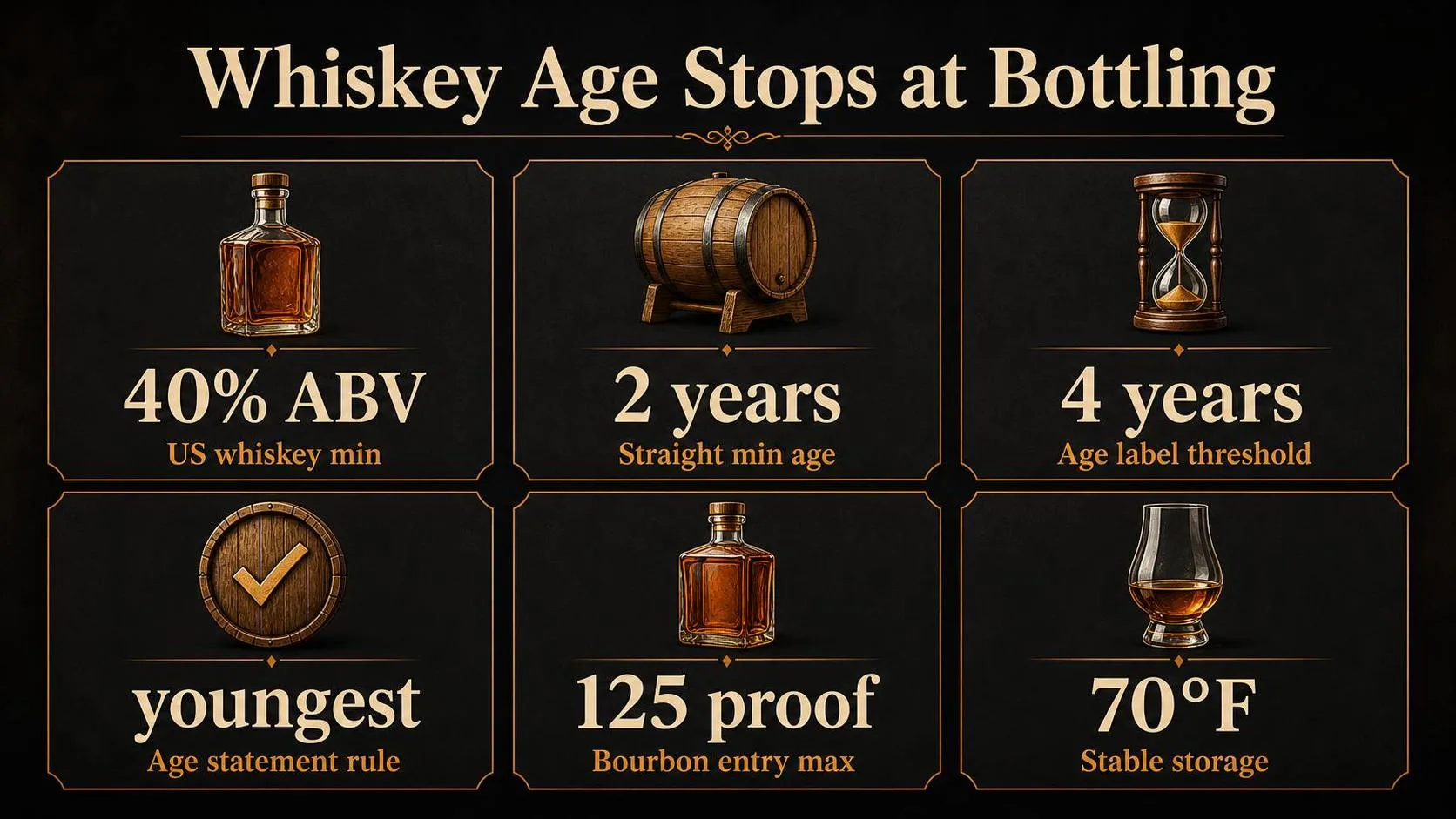 Does Whiskey Age In The Bottle? 1 Whiskey Age Stops at Bottling — key facts at a glance