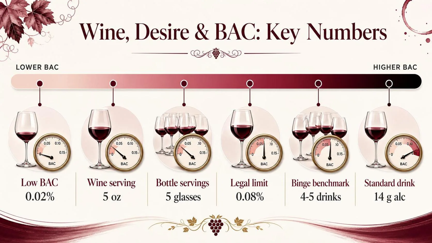 Does Wine Make You Horny? 1 Wine, Desire & BAC: Key Numbers — key facts at a glance