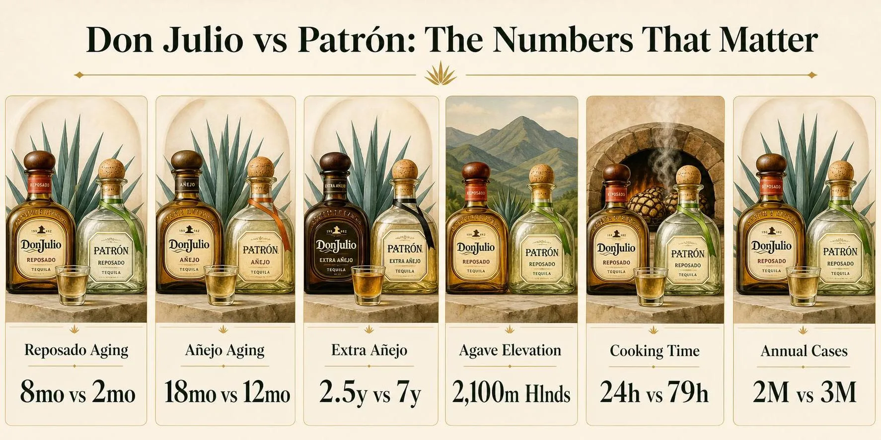 Don Julio vs Patrón: The Numbers That Matter — key facts at a glance