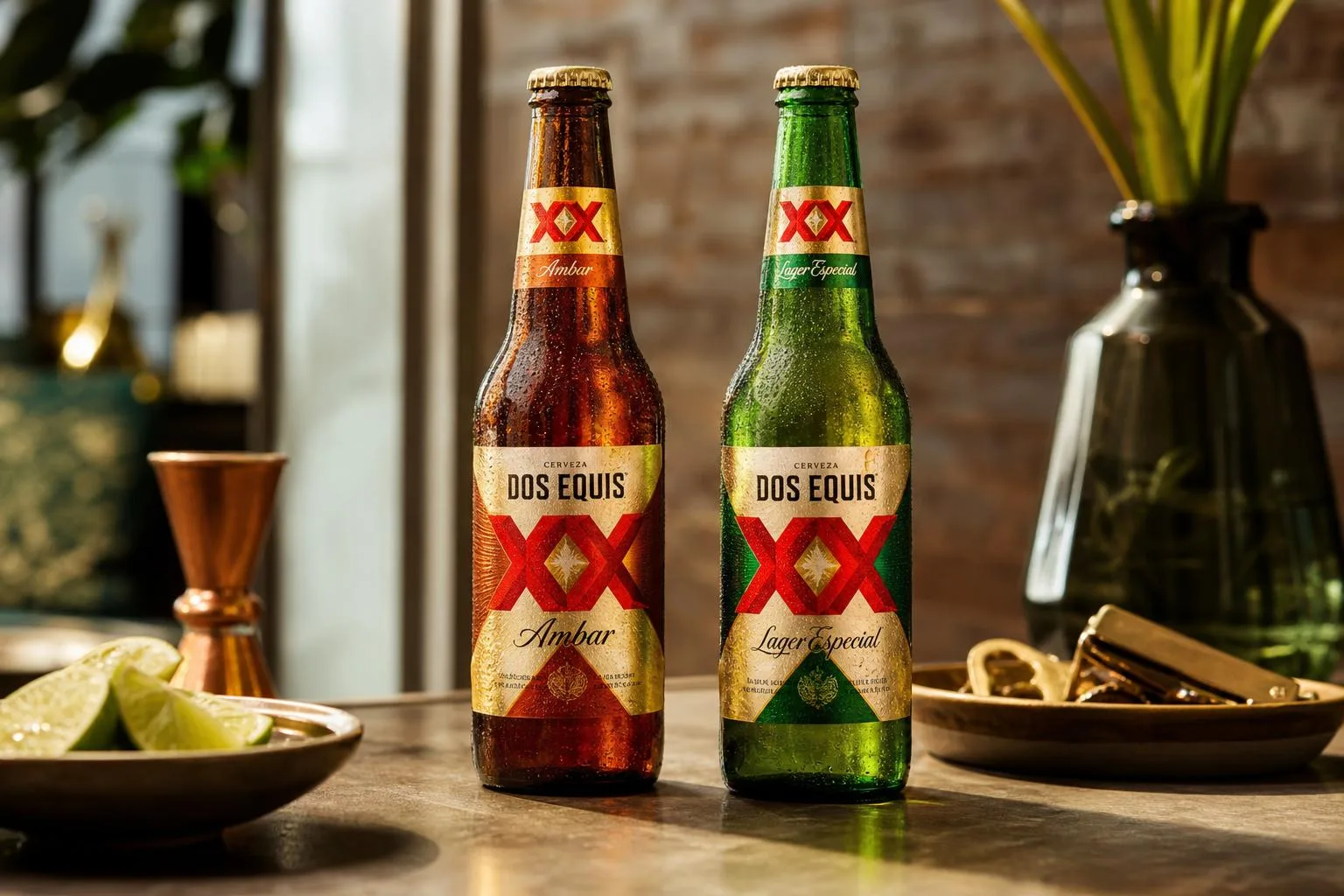 Dos Equis Amber Vs Lager