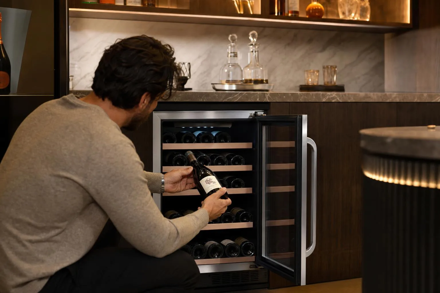 EdgeStar CWR1662SZ Wine Cooler Review 2026 3 The EdgeStar CWR1662SZ shown in everyday use at home, as tested by FlightWineBar