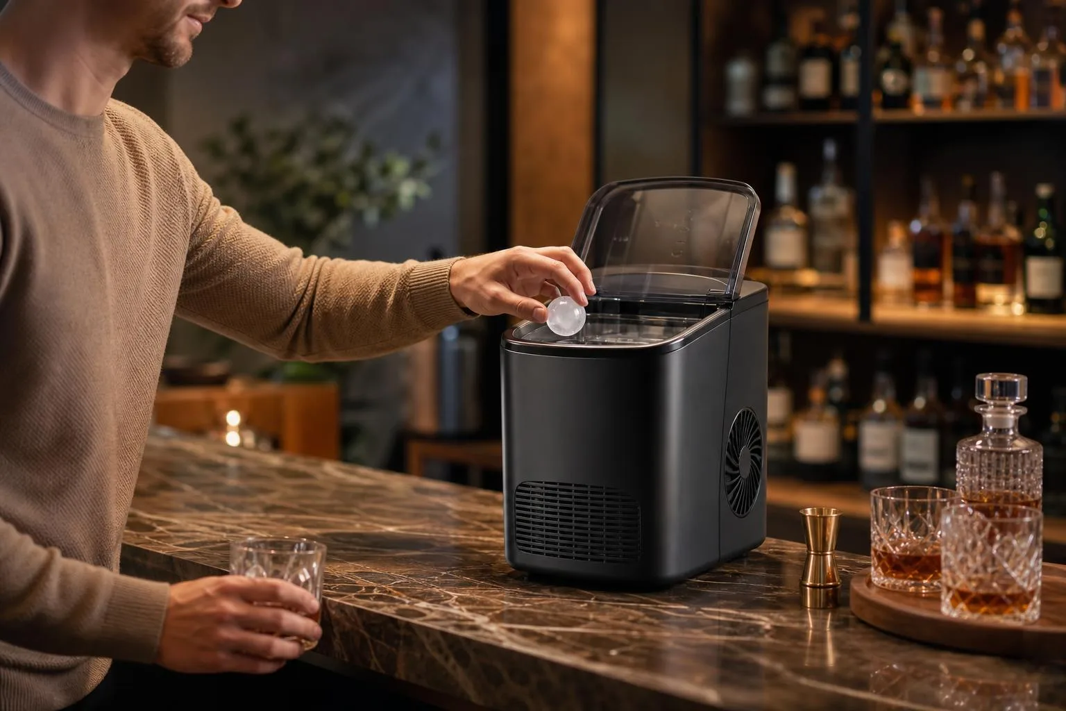 Euhomy RF-S Mini Fridge Review 2026 3 The Euhomy RF-S shown in everyday use at home, as tested by FlightWineBar
