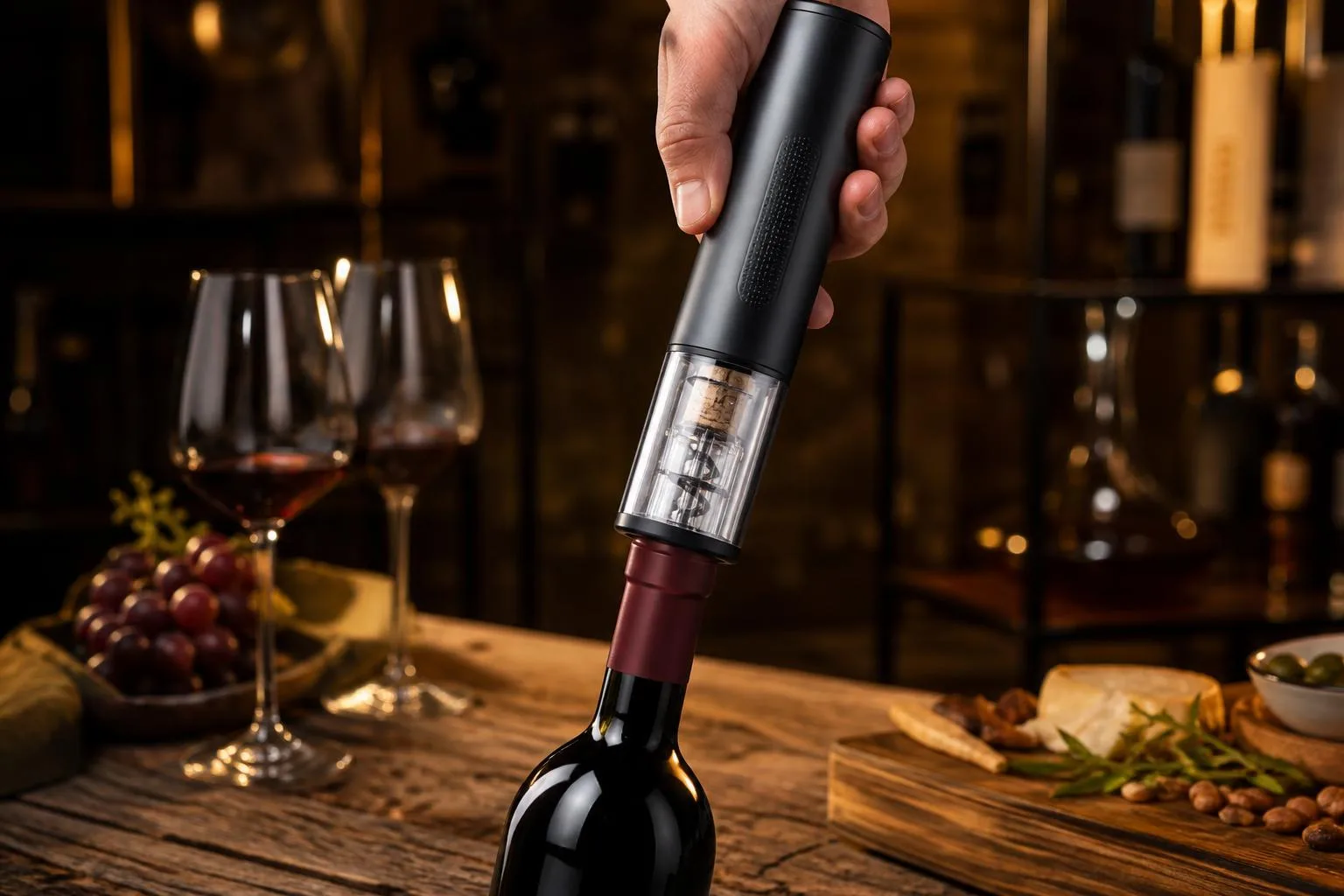 The Flauno Electric Wine Opener reviewed hands-on by the FlightWineBar team after real-world testing