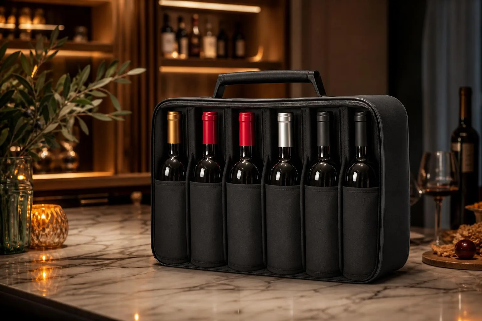 Freshore 6 Wine Bottles Portable