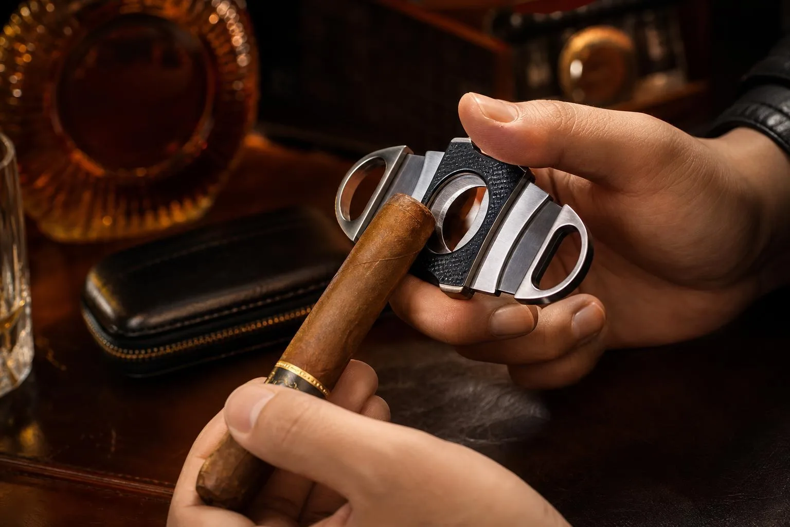 Galiner Cigar Cutter Review 2026 3 The Galiner Cigar Cutter shown in everyday use at home, as tested by FlightWineBar