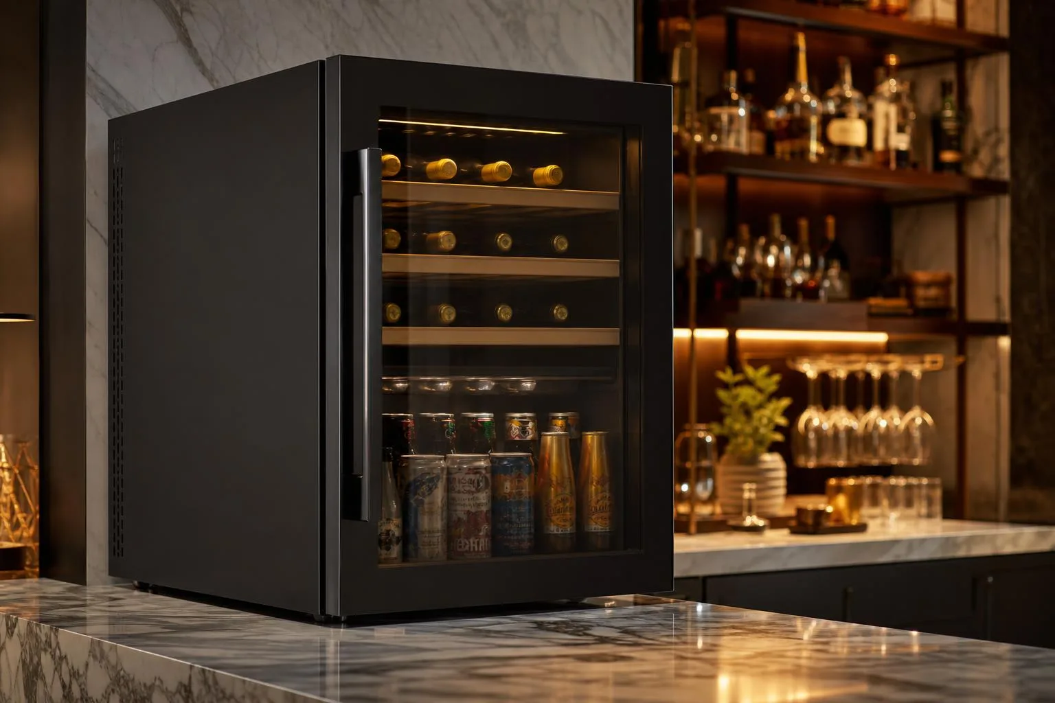 The Haier HVCE15BBH review reviewed hands-on by the FlightWineBar team after real-world testing