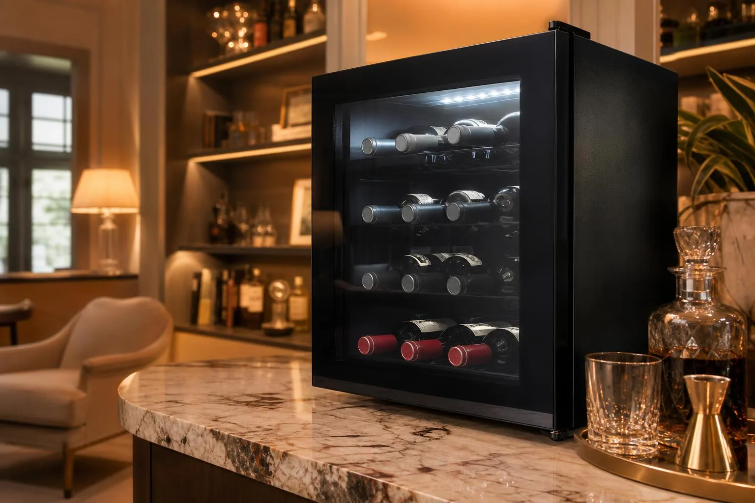 Haier HVTM16ABB 16-Bottle Wine Cellar Review (2026): Compact Quiet Storage 1 The Haier HVTM16ABB review reviewed hands-on by the FlightWineBar team after real-world testing