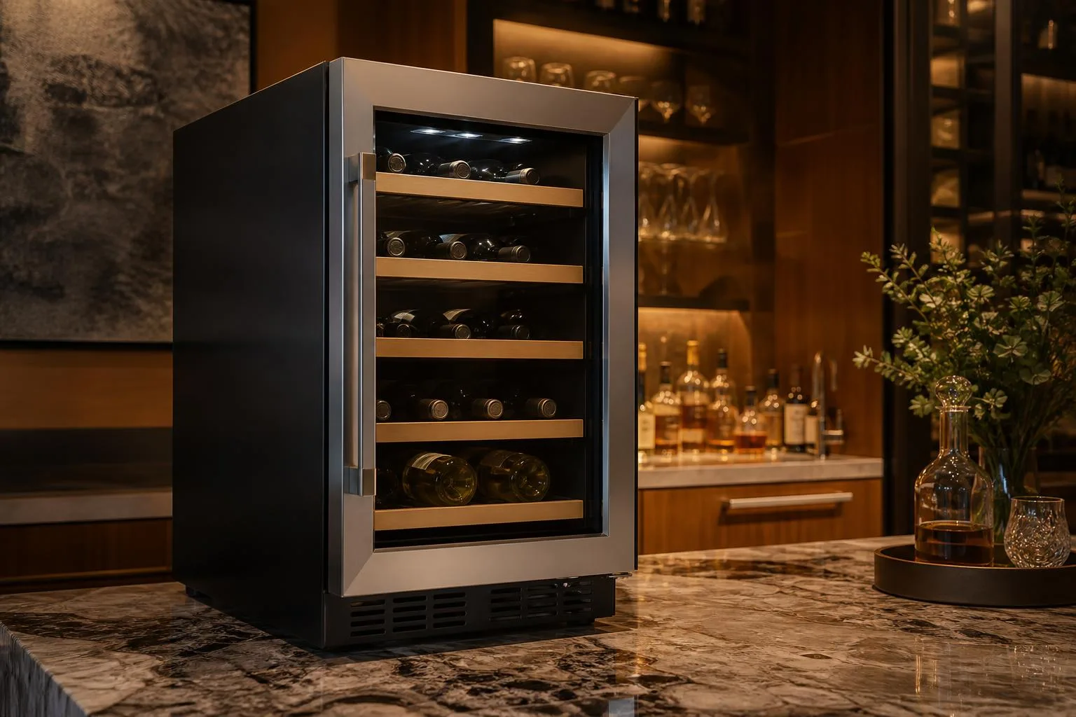 Haier HVZ040ABH5S 40-Bottle Wine Cooler Review (2026): Practical Larger Storage 1 The Haier HVZ040ABH5S review reviewed hands-on by the FlightWineBar team after real-world testing