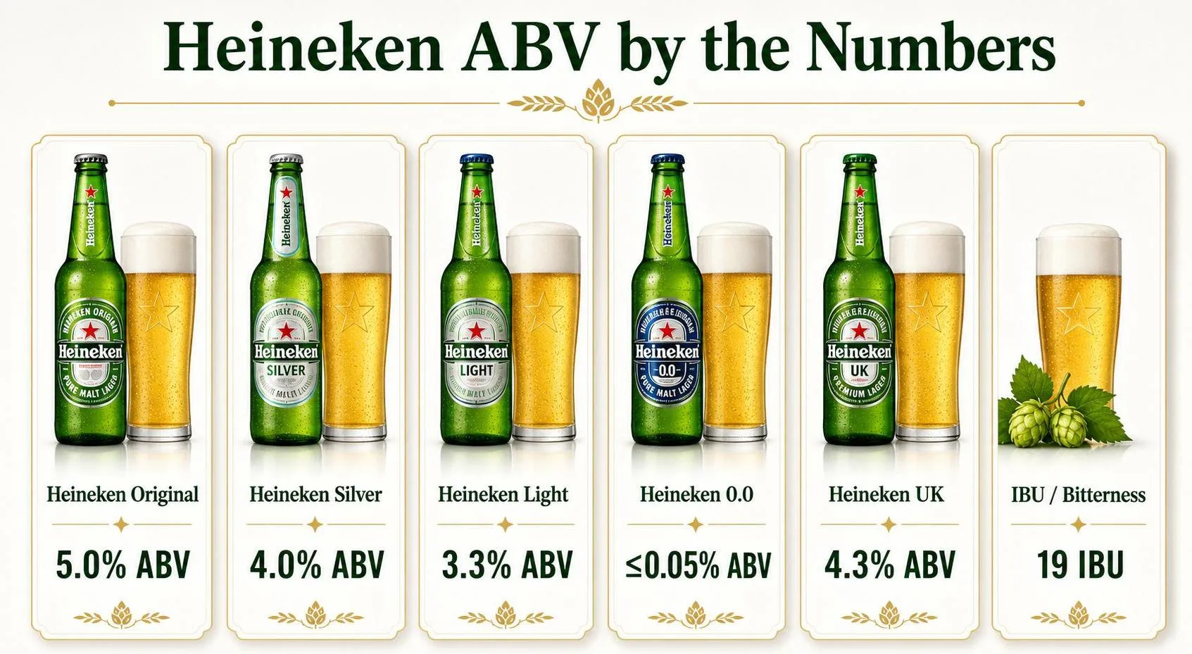 Heineken ABV by the Numbers — key facts at a glance