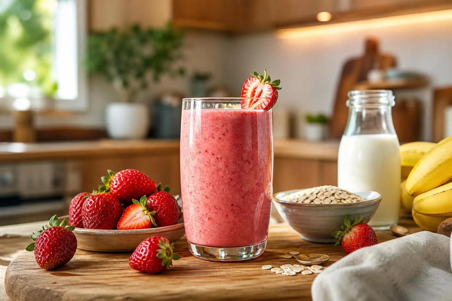 How Do I Make A Strawberry Smoothie