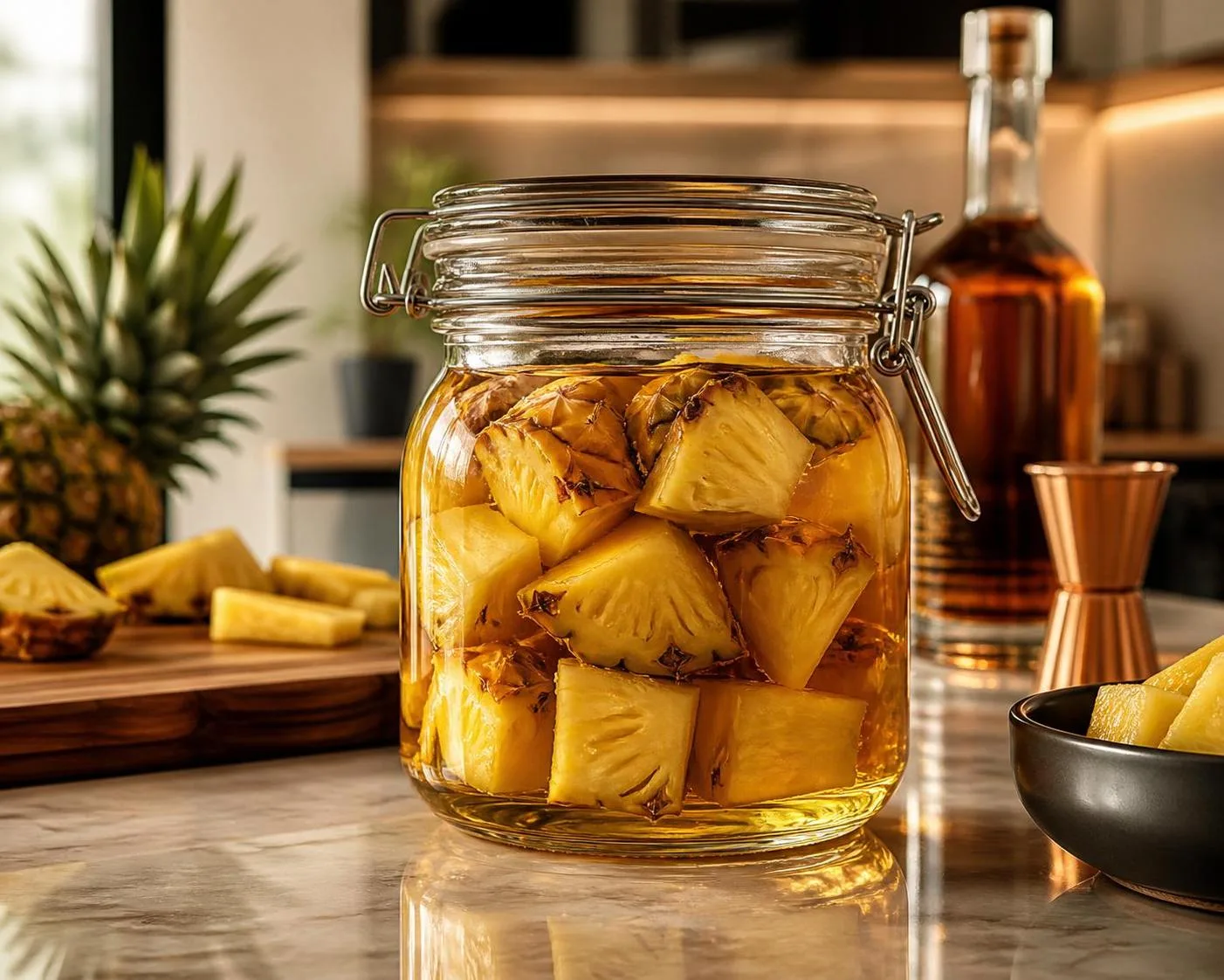 How Long Do You Soak Pineapple In Rum