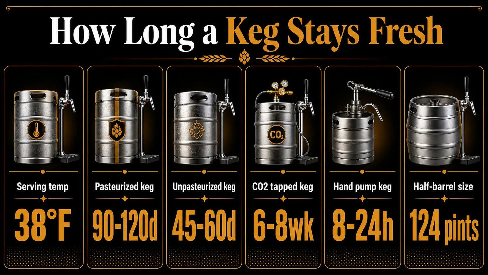 How Long a Keg Stays Fresh — key facts at a glance