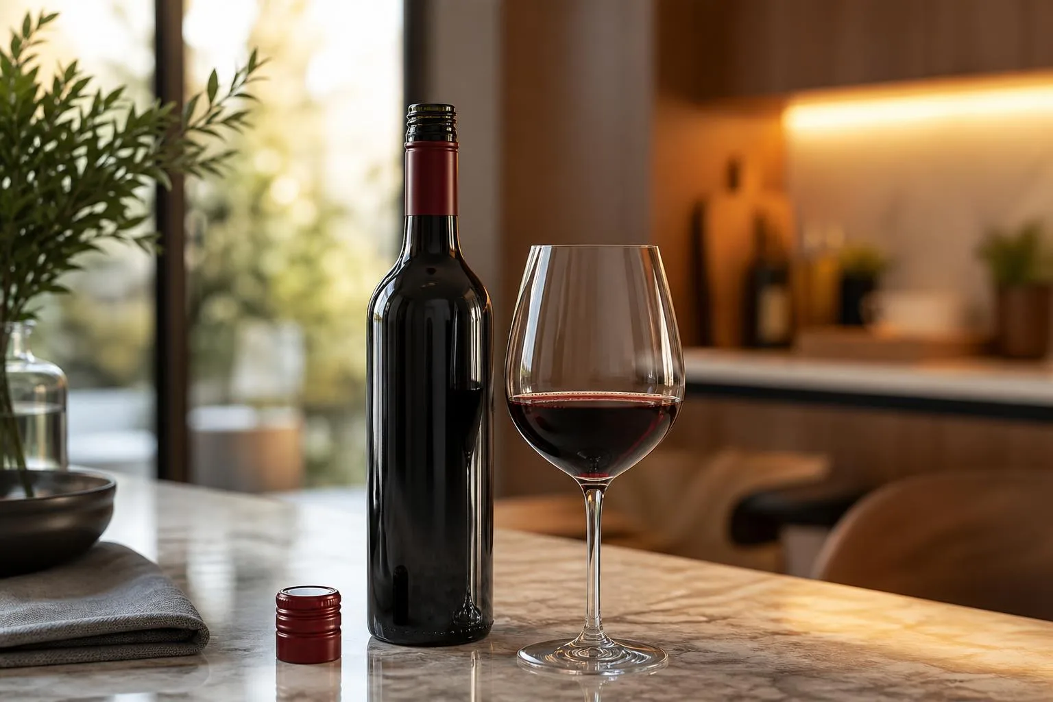 how long does red wine keep after opening screw top