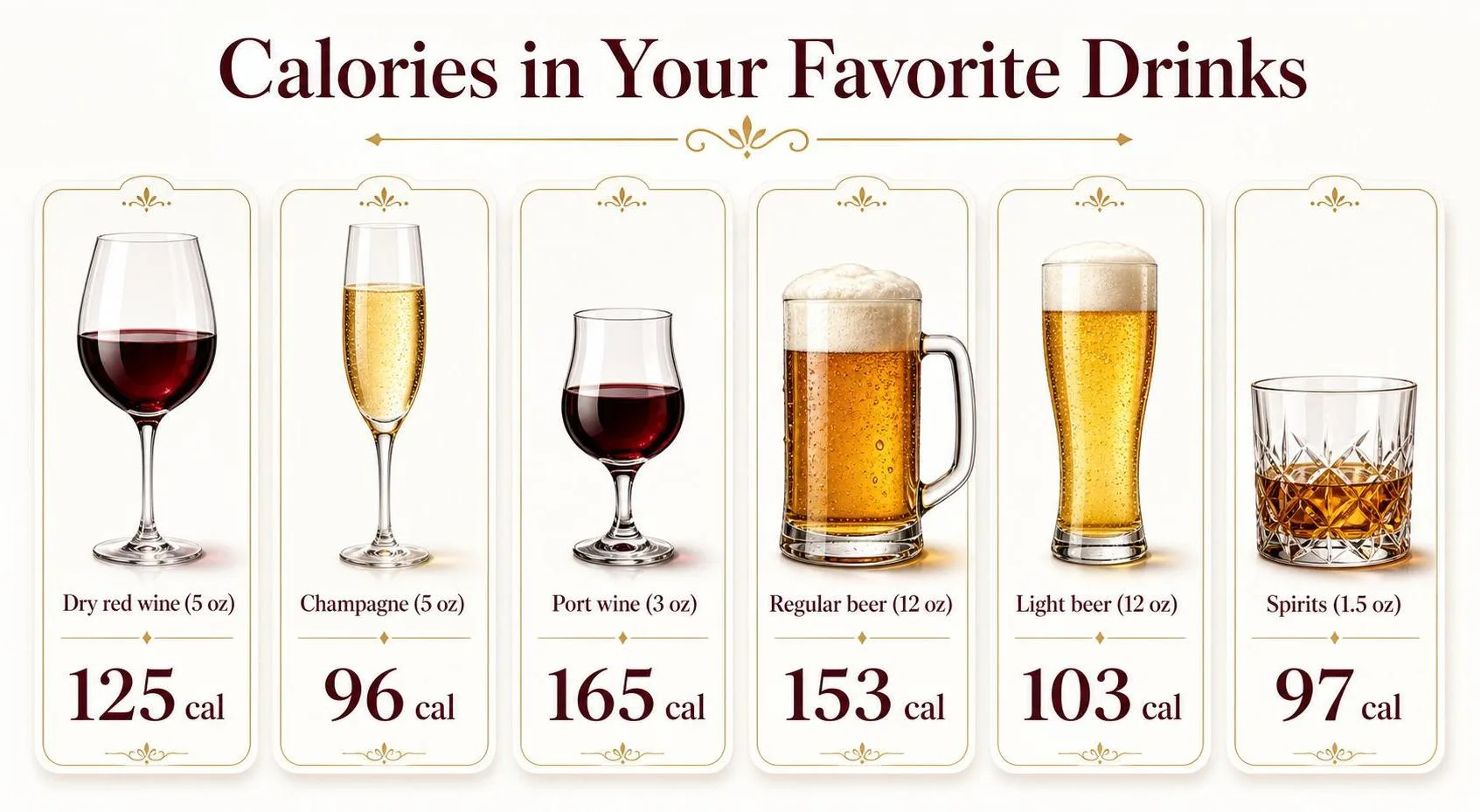 Calories in Your Favorite Drinks — key facts at a glance