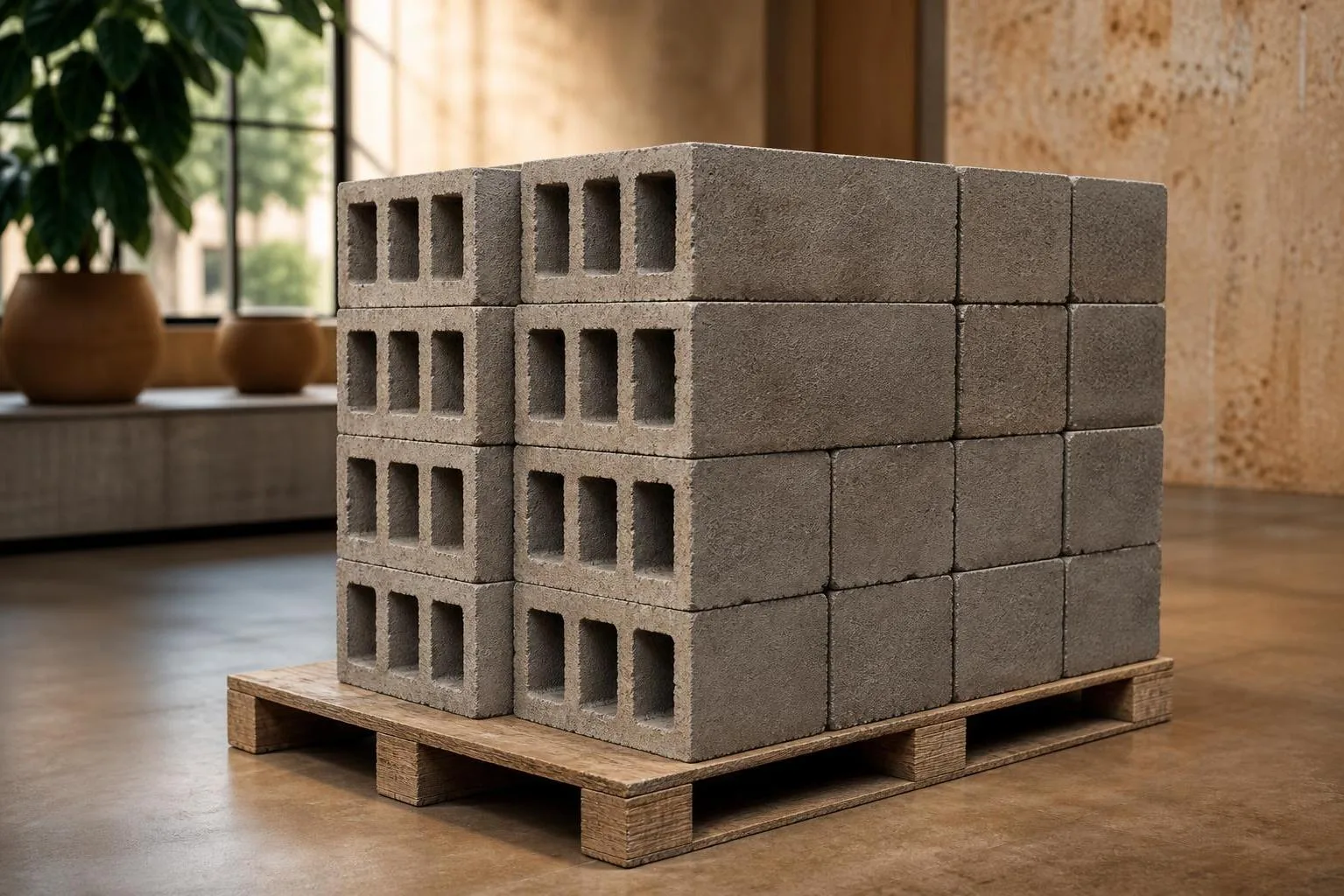 How Many Cinder Blocks On A Pallet