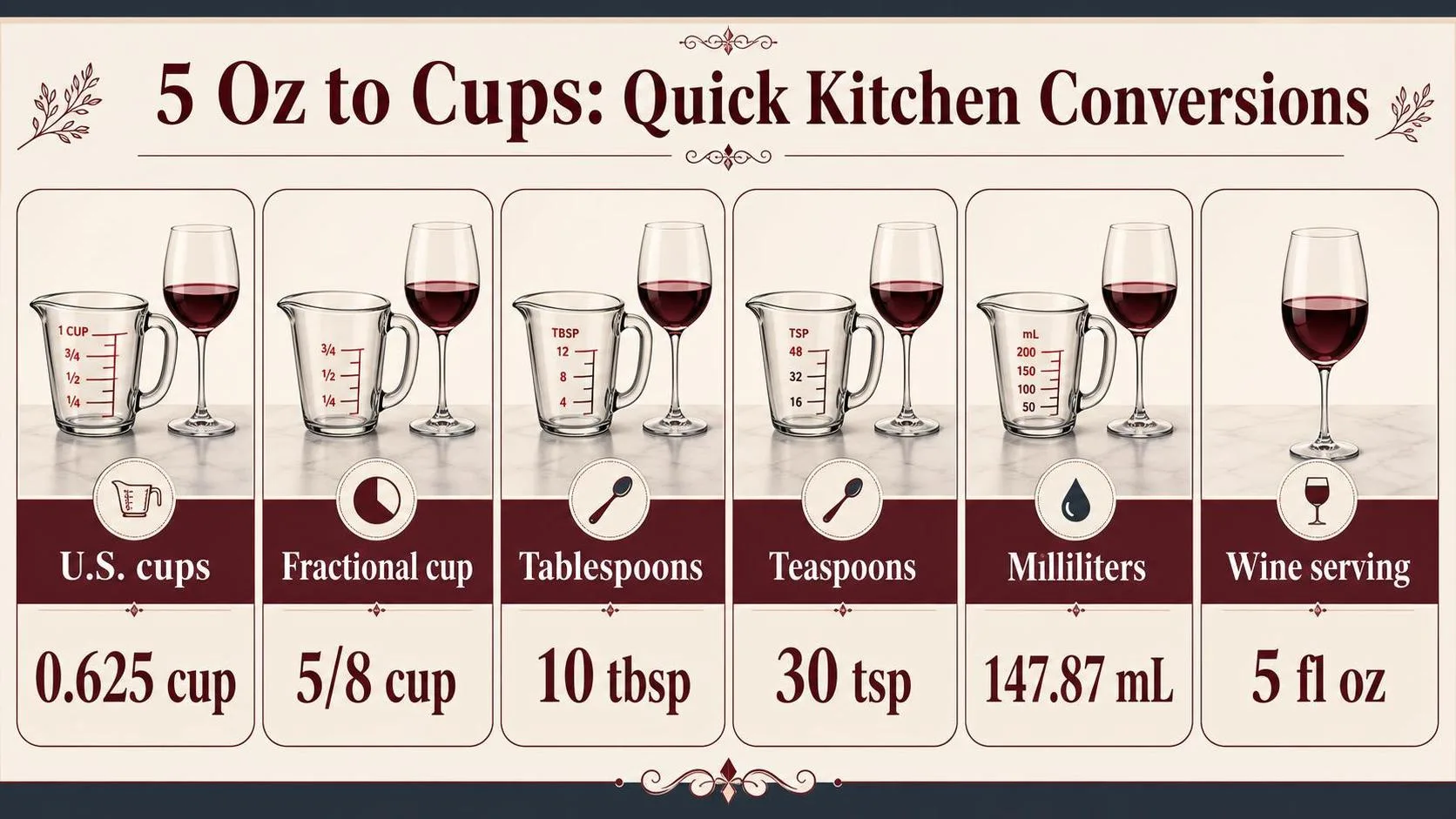 5 Oz to Cups: Quick Kitchen Conversions — key facts at a glance