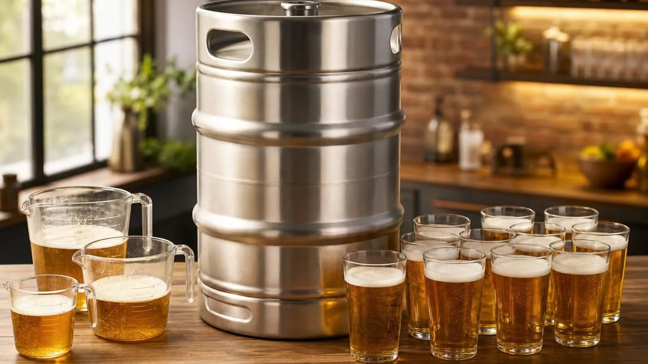 How Many Cups Of Beer In A Keg