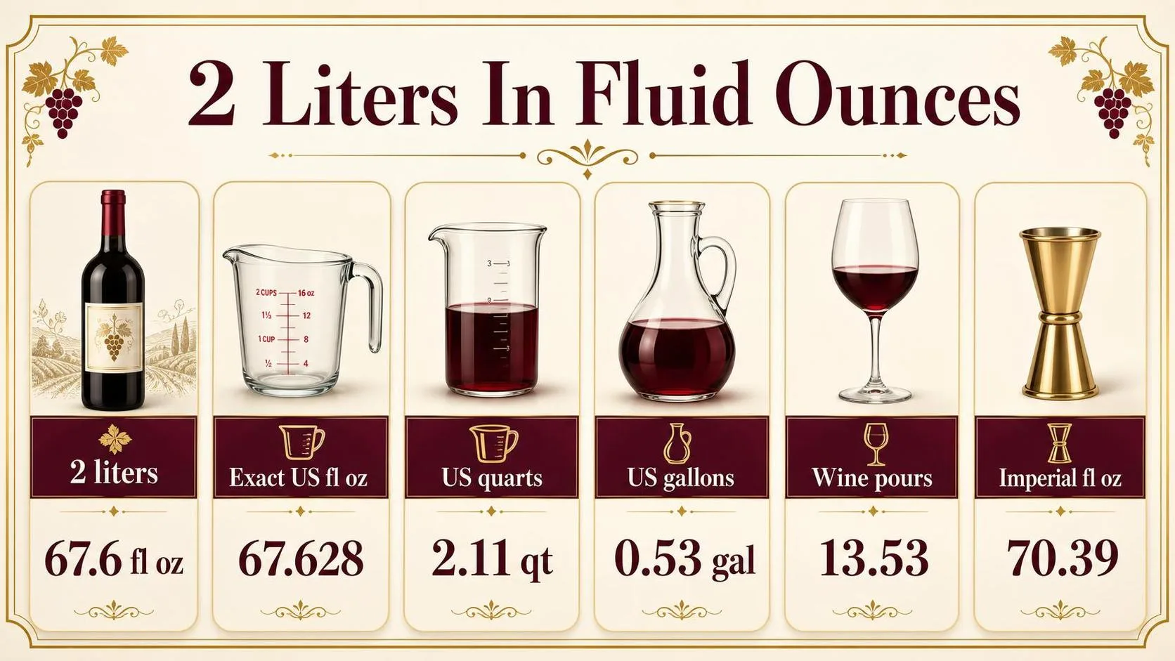 How Many Fluid Ounces In 2 Liters? 1 2 Liters In Fluid Ounces — key facts at a glance