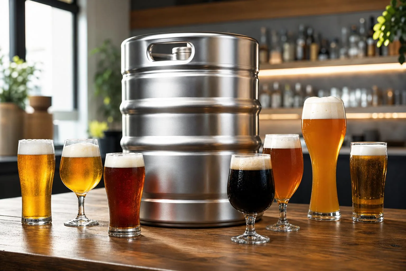 How Many Glasses Of Beer In A Keg