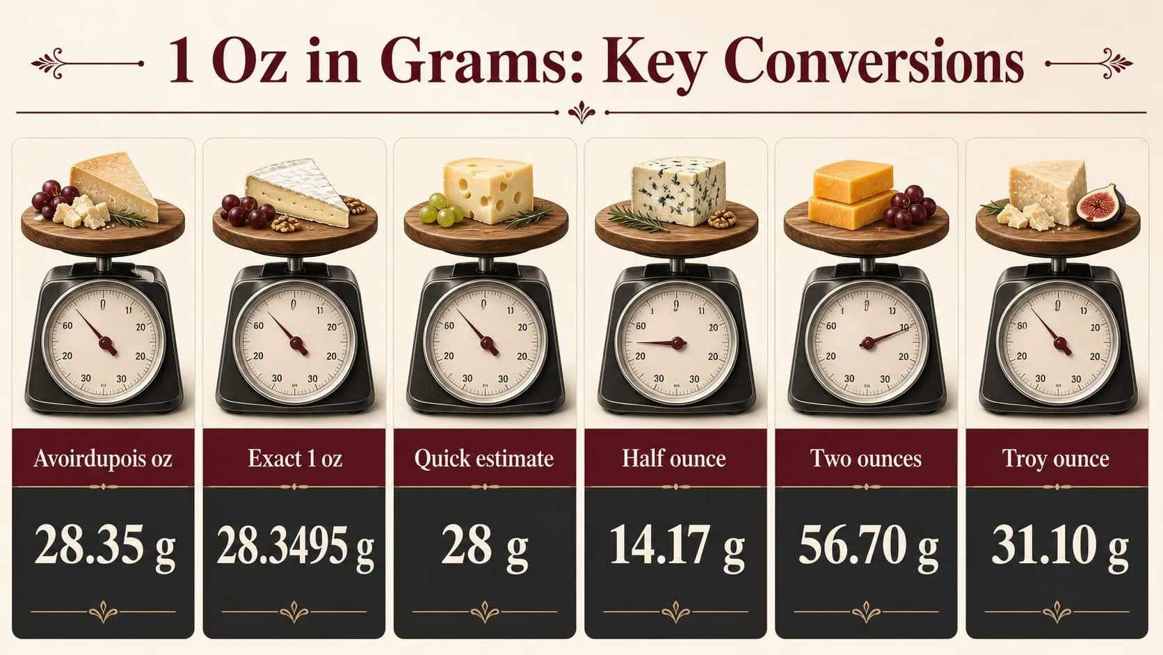 1 Oz in Grams: Key Conversions — key facts at a glance