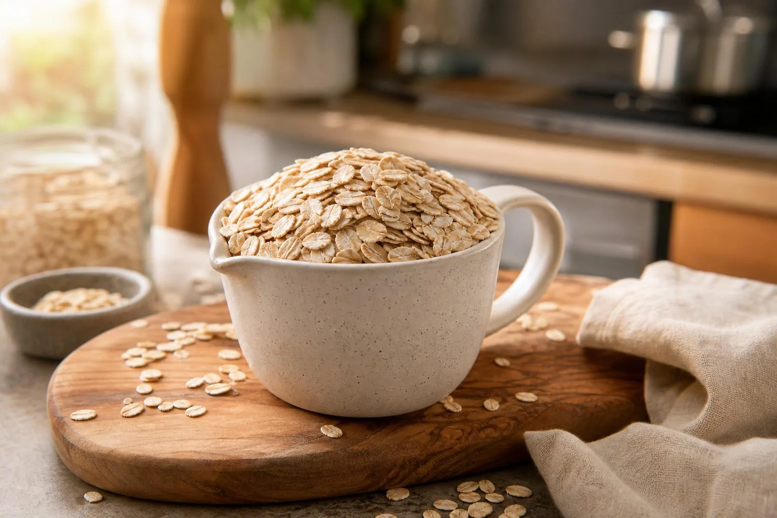 How Many Grams In A Cup Of Oats