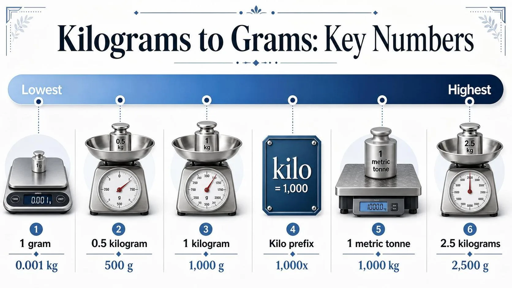 Kilograms to Grams: Key Numbers — key facts at a glance