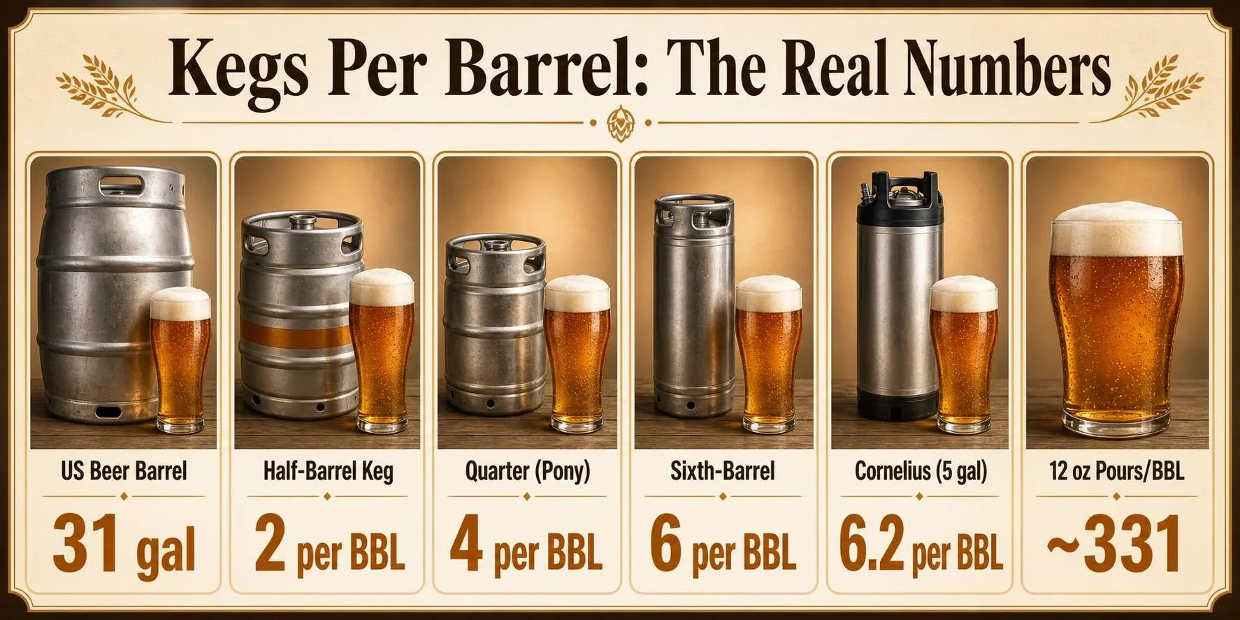 How Many Kegs In A Barrel? 1 Kegs Per Barrel: The Real Numbers — key facts at a glance